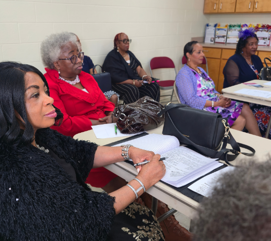 Rosa Rucker members in meeting